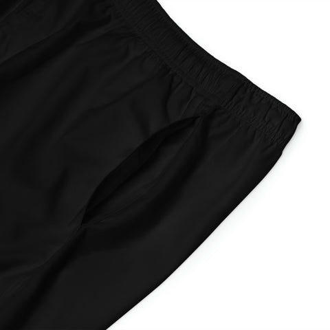 Black Board Shorts w Gold Logo