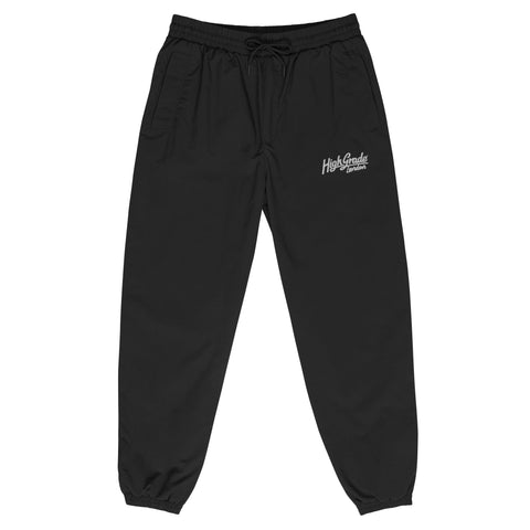 Recycled Tracksuit Bottoms w White Logo